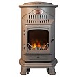UNIVERSAL - Poêle à gaz Fonte véritable 3.4KW MARRON Miel Effet feu de bois Provence UNIVERSAL - vignette