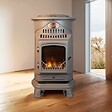 UNIVERSAL - Poêle à gaz Fonte véritable 3.4KW MARRON Miel Effet feu de bois Provence UNIVERSAL - vignette