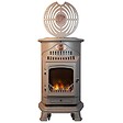 UNIVERSAL - Poêle à gaz Fonte véritable 3.4KW MARRON Miel Effet feu de bois Provence UNIVERSAL - vignette