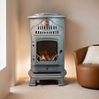 UNIVERSAL - Poêle à gaz Fonte véritable 3.4KW Gris Effet feu de bois Chauffage d'appoint Provence UNIVERSAL - vignette