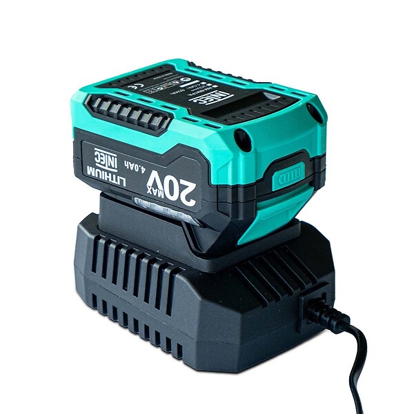 INTEC - Pulvérisateur à batterie 20V 12L Batterie lithium 4.0Ah Chargeur 2 Lances Fibre et Inox 4 Buses INTEC - large