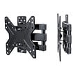 TECTAKE - Support mural TV 17"- 42" orientable et inclinable noir - vignette