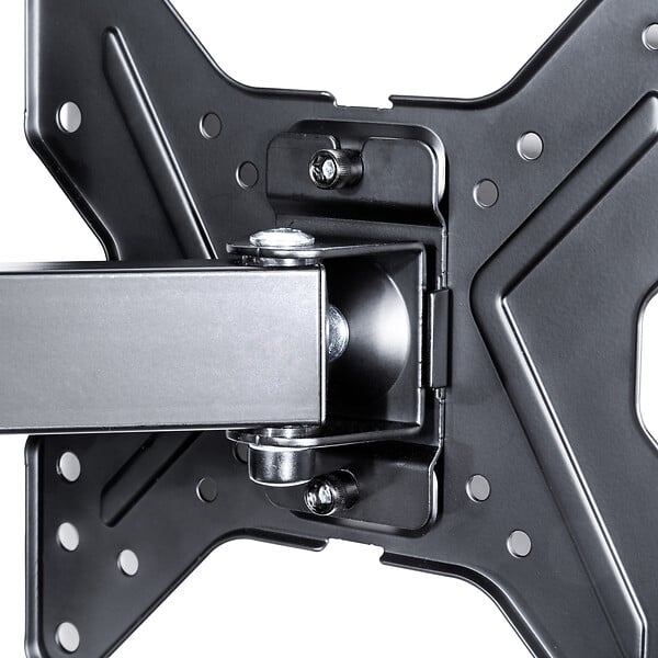 TECTAKE - Support mural TV 17"- 42" orientable et inclinable noir - large