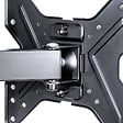 TECTAKE - Support mural TV 17"- 42" orientable et inclinable noir - vignette