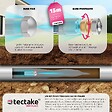 TECTAKE - Kit de nettoyage et de débouchage de canalisations avec 1 tuyau, 2 buses et 3 adaptateurs noir - vignette