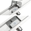 TECTAKE - Caniveau de douche design 1 gris - vignette