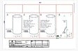 Chauffe-eau électrique vertical mural - 100L - 1200W - vignette