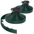 VOUNOT - Bordure de jardin PVC flexible 40m avec piquets vert - vignette