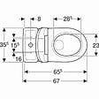 GEBERIT - Pack WC sortie horizontale RENOVA - vignette