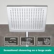 HANSGROHE - Colonne de douche Crometta E 240 Hansgrohe - 1+2 jets - Avec mitigeur thermostatique - Pour douche - vignette