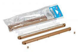 NICOLL - ENTREE AIR UNIV 250X12 BOIS CLA - large