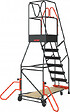 FIMM - Escabeau de rayonnage 7 marches à  immobilisation automatique 150 kg - FIMM - 830008812 - vignette