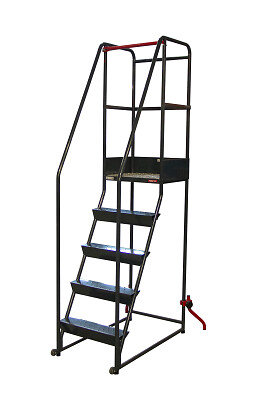 FIMM - Escabeau roulant étroit 5 marches 150 kg - FIMM - 830008730 - large