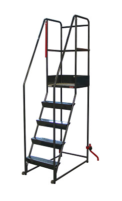 FIMM - Escabeau roulant étroit 5 marches 150 kg - FIMM - 830008730 - large