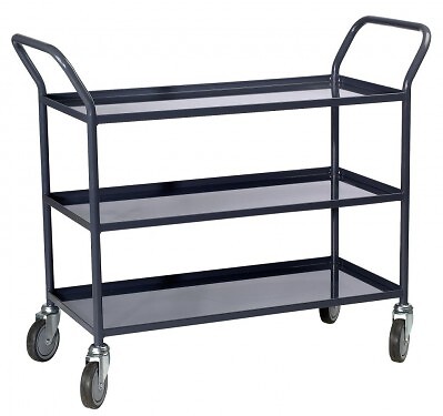 FIMM - Servante à 3 plateaux tôle 935 x 435 mm 200 kg - FIMM - 880005285 - large