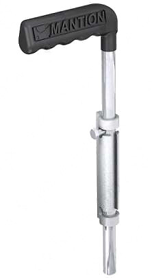MANTION - Verrou renforcé à souder MANTION - Ø14 mm - L.300 mm - 1314SO - large