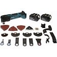 MAKITA - Découpeur-ponceur multifonction 2x4Ah 18V DTM51RMJX3 en MAKPAK avec accessoires - vignette