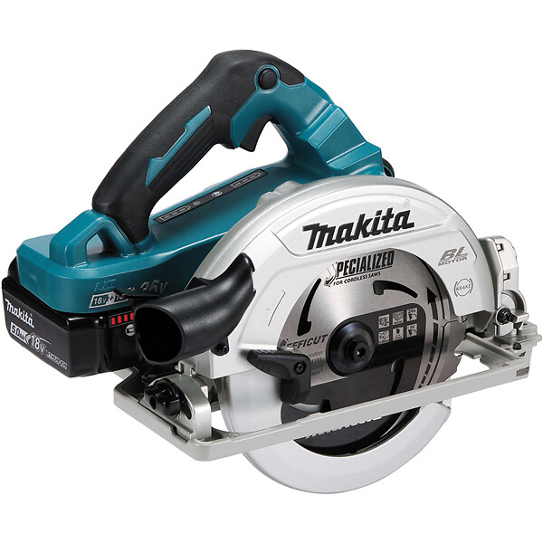 MAKITA - Scie circulaire Ø 190 mm 2x5Ah 18V LXT ®MAKITA DHS783T2JU en coffret + puce AWS - large