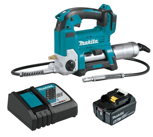 MAKITA - Pompe à graisse 1x5Ah 18V LXT ® MAKITA DGP180RT en coffret - large