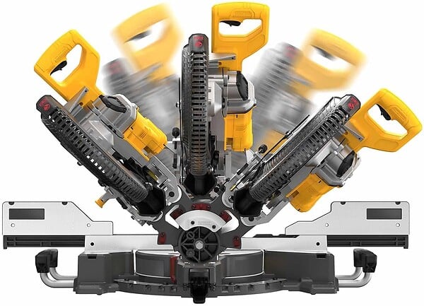 DEWALT - Scie à onglets XR FLEXVOLT 54V 3Ah/9Ah Li-Ion  305mm DEWALT  DCS781X2-QW Brushless - large