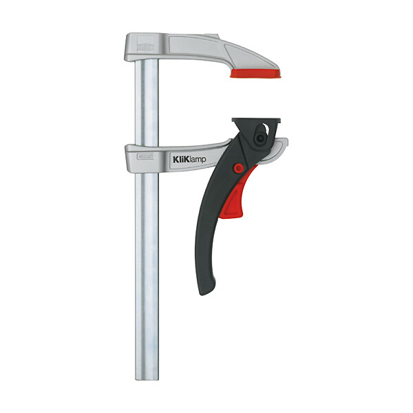 BESSEY SER - Presse légère à serrage rapide Kliklamp - BESSEY - serrage 200 mm - saillie 80 mm - Rail 20x5 mm - KLI20 - large