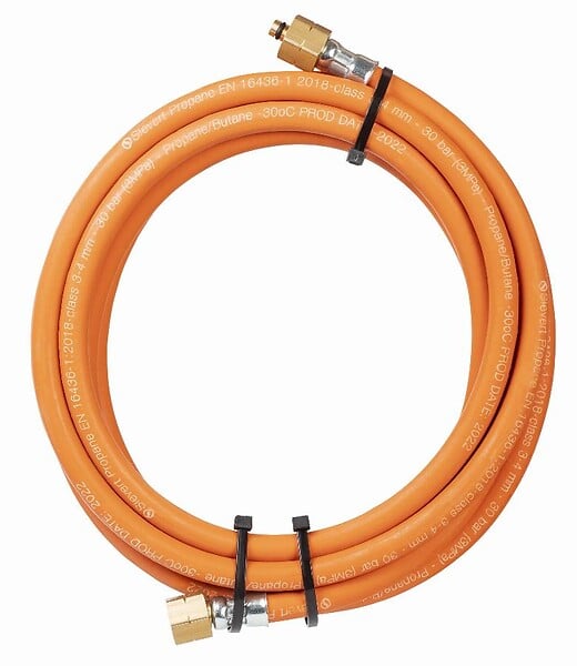SIEVERT - Tuyau à proprane 4 m, diam 4mm 2 RAC 3/8G Fix-tournant +1 PIV3/8G - SIEVERT - SI780021 - large