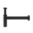 WIRQUIN - Siphon teos de lavabo design en abs noir - vignette