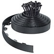 VOUNOT - Bordure de jardin PVC flexible 20m avec piquets anthracite - vignette