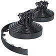 VOUNOT - Bordure de jardin PVC flexible 40m avec piquets anthracite - vignette