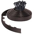 VOUNOT - Bordure de jardin PVC flexible 20m avec piquets marron - vignette
