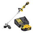 DEWALT - Coupe-bordure repliable 18V DEWALT DCMST561P1-QW avec un chargeur et une batterie 5,0 Ah - vignette
