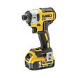 DEWALT - Pack 3 outils 18V DEWALT DCK384P2T-QW : perceuse-visseuse à percussion DCD796, meuleuse Ø125mm DCG405 et visseuse à choc DCF887 avec 2 coffrets et 2 batteries - vignette