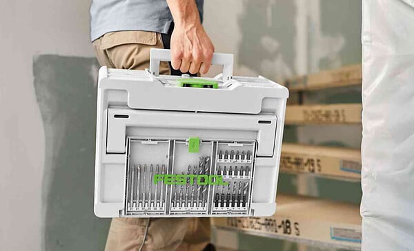 FESTOOL - Coffret de forets hélicoïdaux FESTOOL 577395  BKS SYS3 D3-8 K CE/W - large