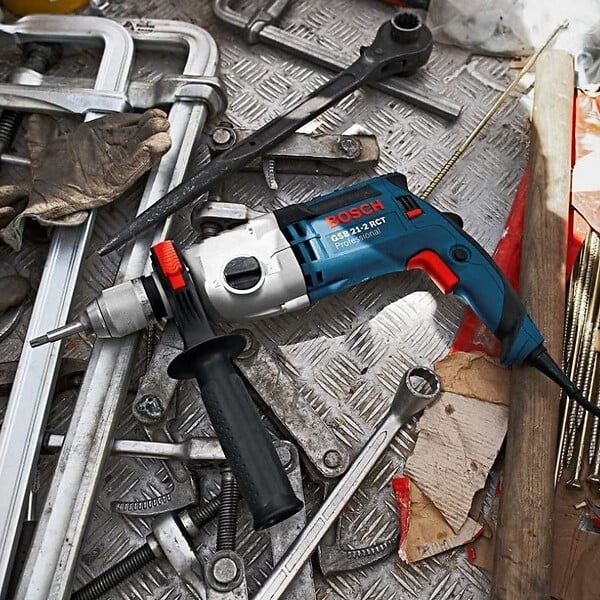 BOSCH - Perceuse à percussion BOSCH 060119C700 - GSB 21-2 RCT 1300W - large