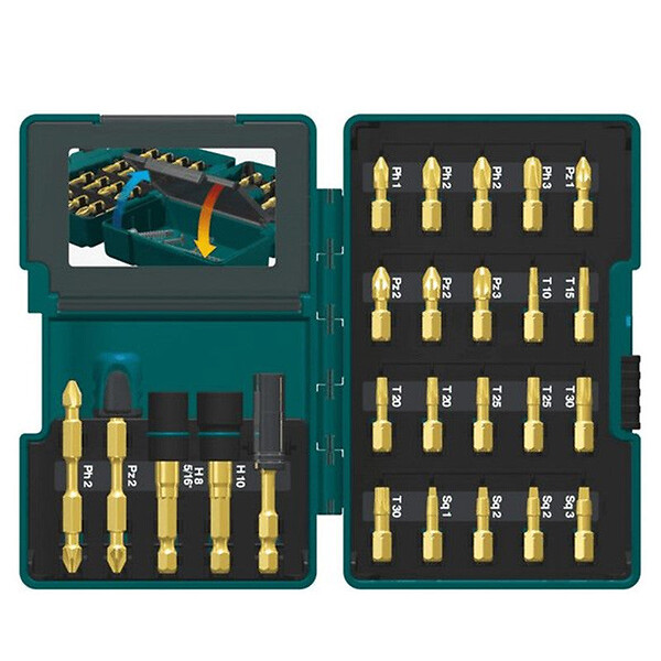 MAKITA - Coffret de 26 embouts de vissage MAKITA B-49921 - large