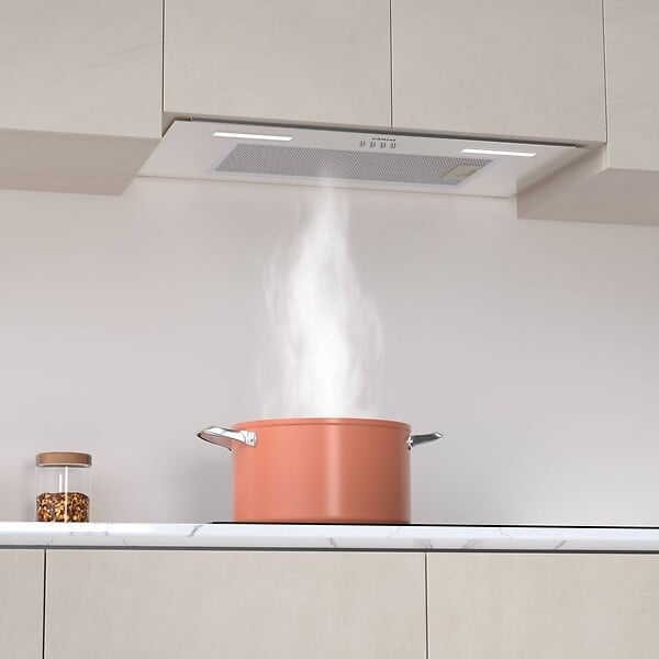 CIARRA - CIARRA Hotte Encastrable 60cm Groupe Filtrant 704m³/h 3 Vitesses Recyclage ou Evacuation Inox CD6926AS - large