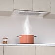 CIARRA - CIARRA Hotte Encastrable 60cm Groupe Filtrant 704m³/h 3 Vitesses Recyclage ou Evacuation Inox CD6926AS - vignette