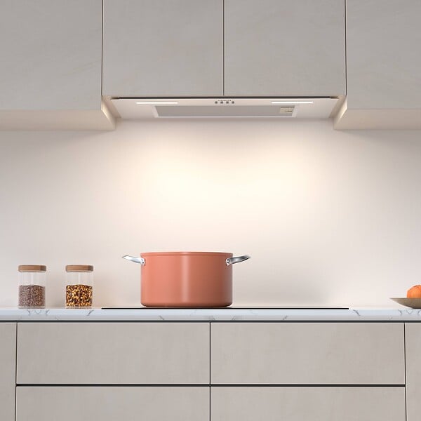 CIARRA - CIARRA Hotte Encastrable 60cm Groupe Filtrant 704m³/h 3 Vitesses Recyclage ou Evacuation Inox CD6926AS - large