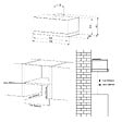 CIARRA - CIARRA Hotte Encastrable 60cm Groupe Filtrant 704m³/h 3 Vitesses Recyclage ou Evacuation Inox CD6926AS - vignette