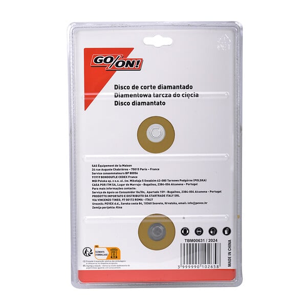 Disques diamant à tronçonner 115mm lot 2 - Alésage 22.2mm - large