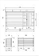 TIMBELA - Abri de jardin+ Chalet pour vélos - 344 x 130 cm - 2,54 m2+1,1 m2 - TIMBELA M205 - vignette