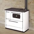 SANNOVER - Cuisinière Bois avec Four Chauffage seul Dana Sannover 9 kW Blanc - vignette