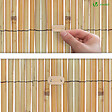 VOUNOT - Canisse en roseau naturel Brise vue avec attaches de fixation 140x300cm - vignette