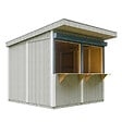 TIMBELA - Grand stand marché avec comptoir 5,9 m2 - H240x248x305 cm - Construction de Panneaux LP Smartside - Timbela M950-TUNDRA GREY - vignette