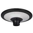 ASLO - Lampadaire Solaire extérieur LED 6000K Noir Eclairage 360° Surface éclairée 80m² ASLO - vignette