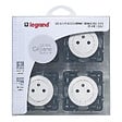 LEGRAND - Lot de 4 prises 2P+T 16A à composer - Céliane - blanc - Legrand - vignette