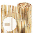 VOUNOT - Canisse en roseau renforcée Brise vue naturel avec attaches de fixation 100x300cm - vignette