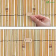 VOUNOT - Canisse en roseau renforcée Brise vue naturel avec attaches de fixation 100x300cm - vignette