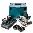 MAKITA - Scie circulaire Ø 190 mm 4x5Ah 36V LXT ® MAKITA DHS710PT4J en coffret et chargeur double - vignette
