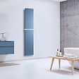 U-TILE - Radiateur électrique Monochrome - coloris bleu intense - 800 Watts - 180 x 40 cm vertical - vignette